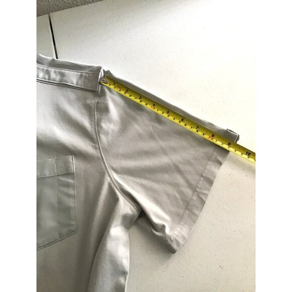 5.11 TACTICAL - MENS LIGHT GREY POLO SHORT SLEEVE SHIRT SIZE LARGE - Picture 4 of 6